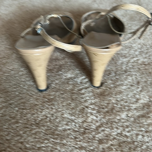 Vintages ostrich women’s heeled sandals - Picture 2 of 4